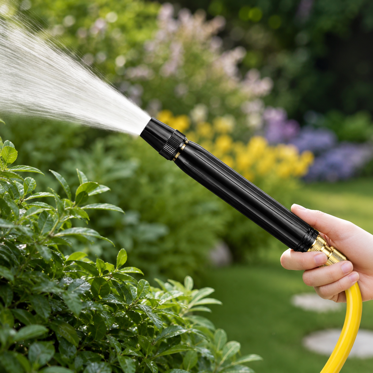 Hochdruck-Gartenschlauch-Aufsatz mit 8 Sprühmodi