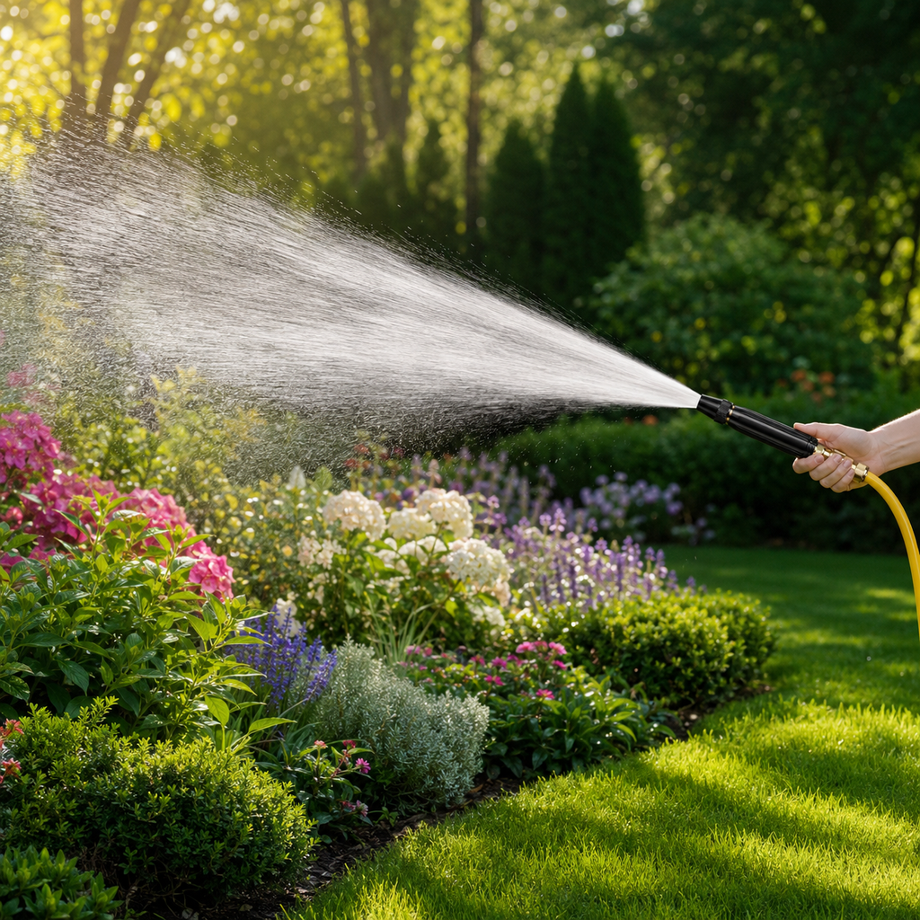 Hochdruck-Gartenschlauch-Aufsatz mit 8 Sprühmodi